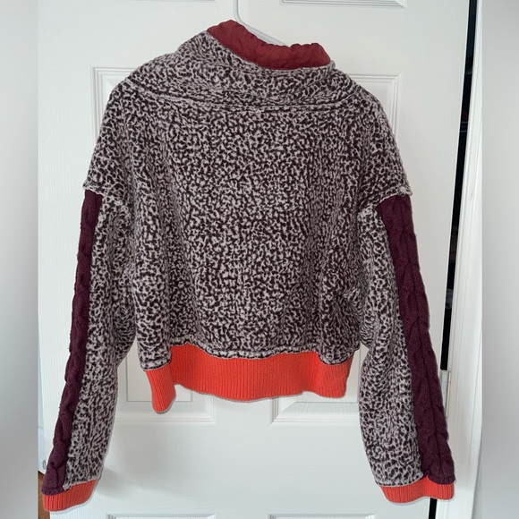 Free People Wild Heart Sherpa Pullover - Picture 2 of 3